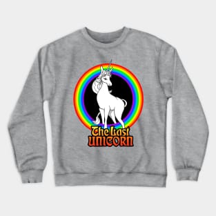 THE LAST UNICORN rainbow Crewneck Sweatshirt